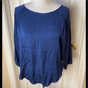 Vince | long sleeves top, royal blue, Sz M